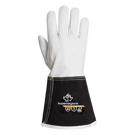 Welding Glove, Slim Fit, Leather, M MPN:399GKGL5L-M