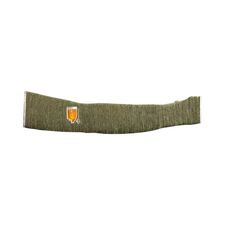 Knit Sleeves, 18 in Length, Green, Shirred Slip-On Cuff MPN:KGC1T18T-L