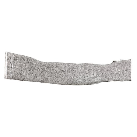 Cut-Resistant Sleeve, Cut Level A5, Seamless Knit, 18 in Length, Thumbhole, Gray/White, XS, PR MPN:KTAFGT18SFT-XS