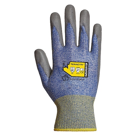Knit Gloves, Cut Level A2, Dipped, Polyurethane, Smooth, XL 1 PR MPN:S15TAFGPU-10
