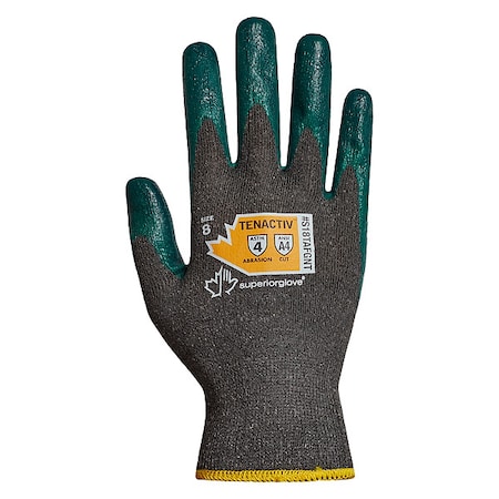 Knit Gloves, Cut Level A4, Dipped, Nitrile, Smooth, XL 1 PR MPN:S18TAFGNT-10
