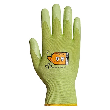 Knit Gloves, Cut Level A4, Dipped, Foam Nitrile, Smooth, M 1 PR MPN:S18TAGGFN-8