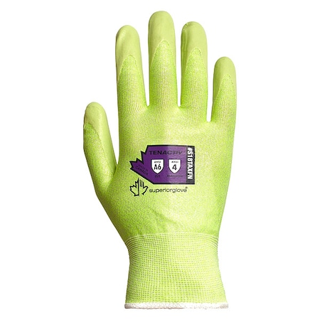Cut-Resistant Gloves, Cut Level A6, Dipped, Nitrile, Sandy, 12 1 PR MPN:S18TAXFN-12