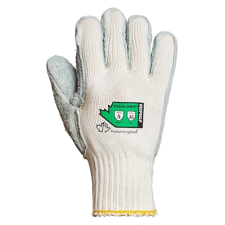 Heat Resistant Gloves, 500 Degrees F Max Temp., White, L, 12 PK MPN:SCPSCLP-L