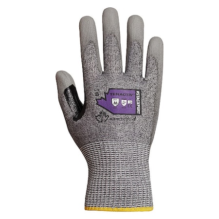 Cut Resistant Coated Gloves, Cut Level A6, Polyurethane, Smooth, 2XS 1 PR MPN:STACXPURT