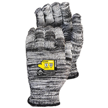 Knit Gloves, Cut Level A2, Uncoated, Uncoated, None, XS 12 PK MPN:STPBW-XS