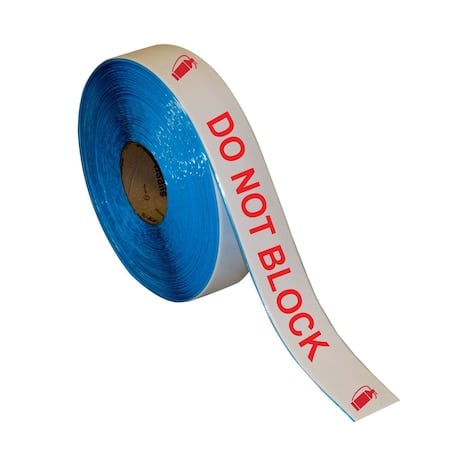 Floor Marking Message Tape, 2in x 100Ft, FIRE EXTINGUISHER DO NOT BLK MPN:IN-40-706I