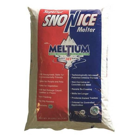 Sno N Ice Melt 50 lb. Bag, Pallet MPN:SU050BG-PAL