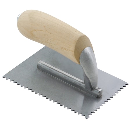 V-Notch Midget Trowel, 1/4