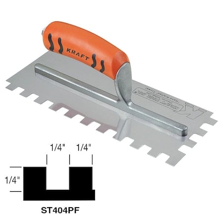 Trowel, Square Notch, For Ceramic/Wood MPN:ST404PF