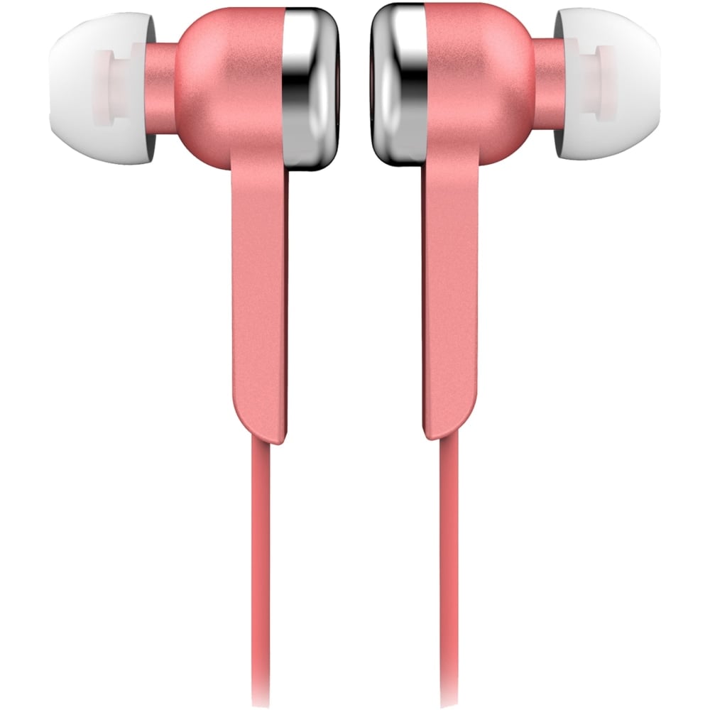 IQ Sound Digital Stereo Earphones - Stereo - Wired - Earbud - Binaural - In-ear - 4 ft Cable - Pink MPN:IQ-113 PINK
