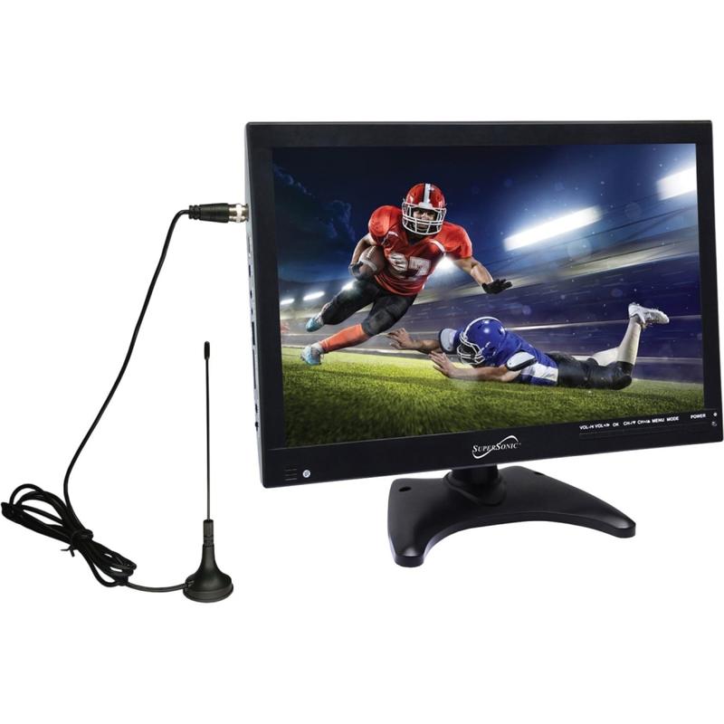 Supersonic SC-2814 14in LED-LCD TV - HDTV - Black - 14in Class - LED Backlight - 1280 x 800 Resolution MPN:SC-2814