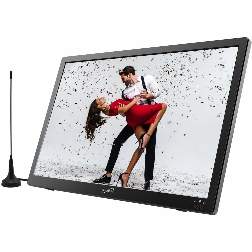 Supersonic SC-2816 16in LED-LCD TV - HDTV - Black - 16in Class - LED Backlight - 1366 x 768 Resolution MPN:SC-2816