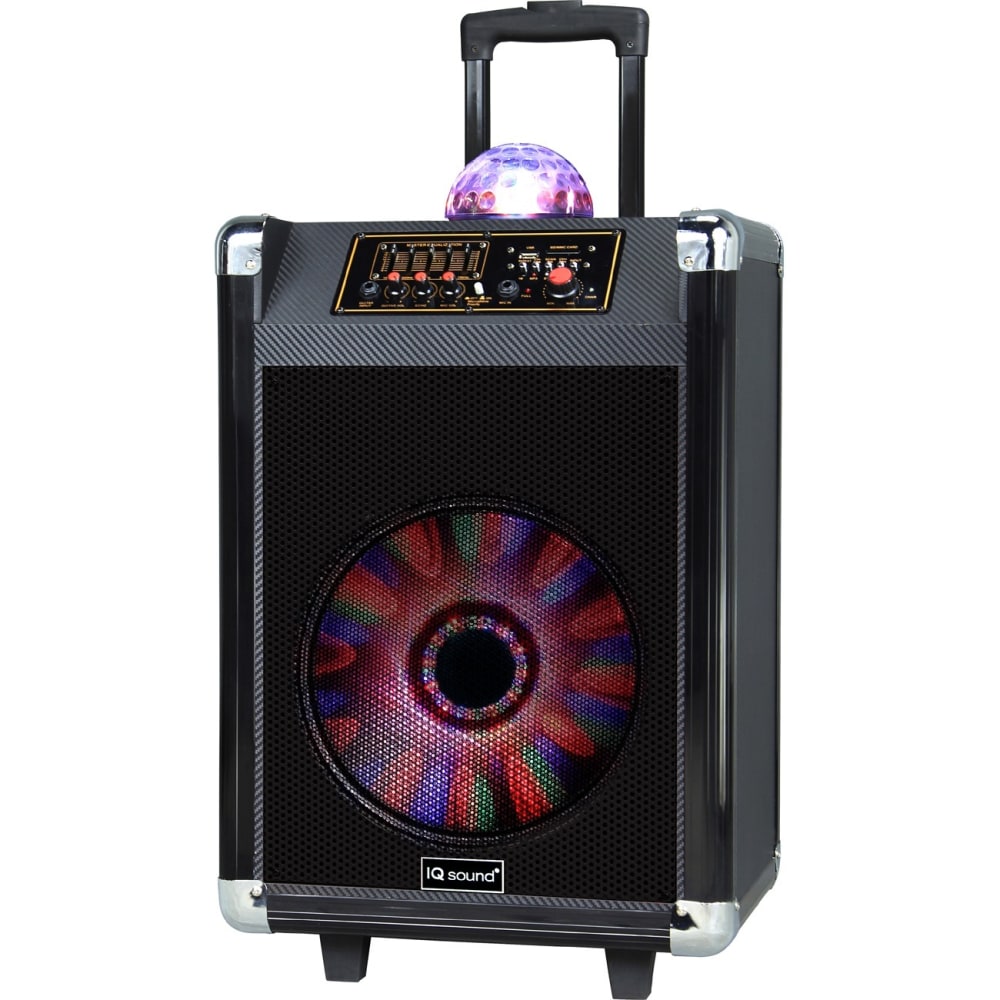 Supersonic 30 W RMS Portable Bluetooth Speaker System, Black MPN:IQ-3612DJBTBLK