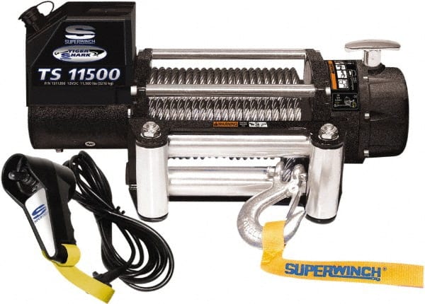11,500 Lb Capacity, 84' Cable Length, Automotive Heavy-Duty Recovery Winch MPN:1511200