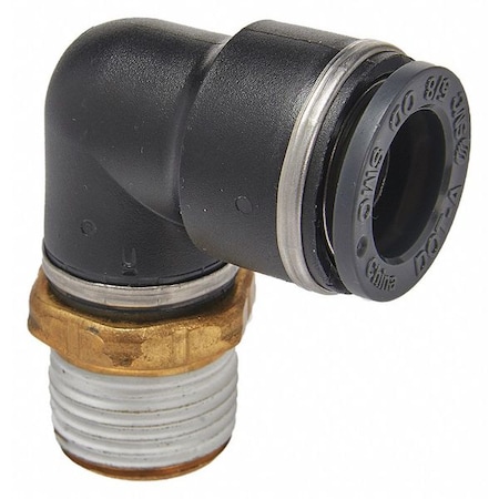 Male Elbow, Compression Type, Brass, PK2 MPN:ABE550