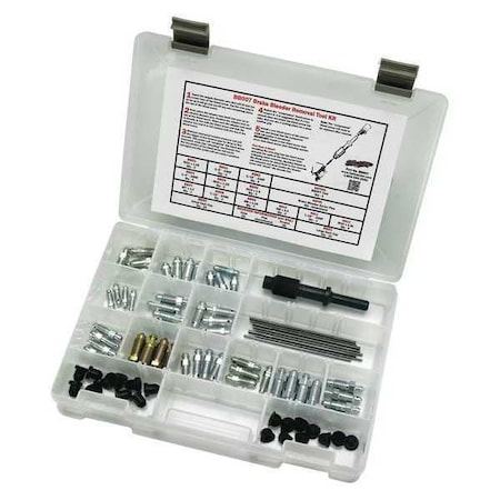 Brake Bleeder Kit, Matte Finish MPN:BB007