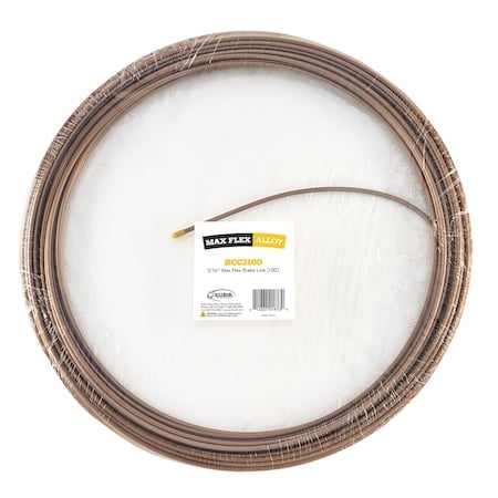 Max Flex Brake Line, 3/16 in, 100 ft MPN:BCC3100