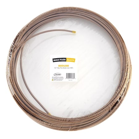 Max Flex Brake Line, 1/4 in, 100 ft MPN:BCC4100