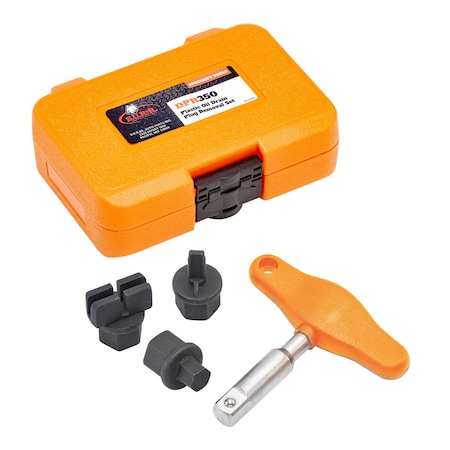Oil Drain Plug Removal Set, Plastic MPN:DPR350