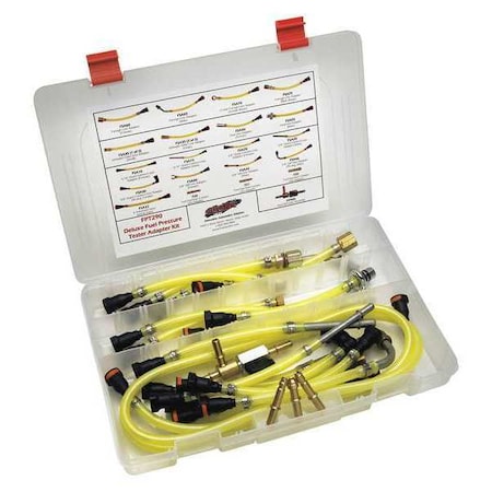 Pressure Tester Adapter Kit, 21 Pieces MPN:FPT290