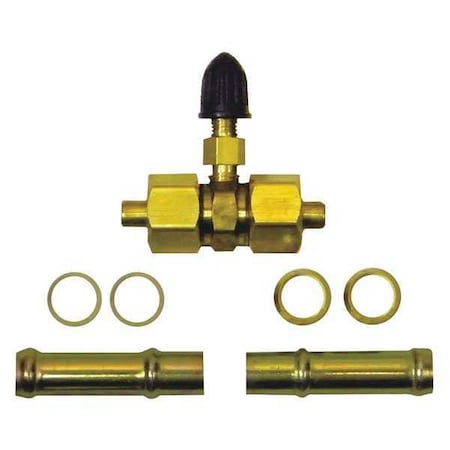 In-Line Schrader Valve, Automotive, Gold MPN:SV38