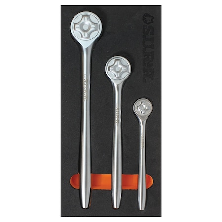 Nano-Ratchet Set, 2.5 Deg, 3 Pcs MPN:NR3