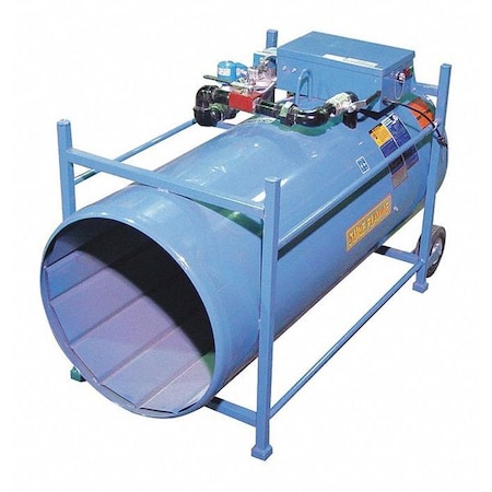 Gas Forced Air Heater, 1.5M Btu, 120V, Vapor Propane, Natural Gas, 850, 000 to 1, 500, 000 BtuH, 69