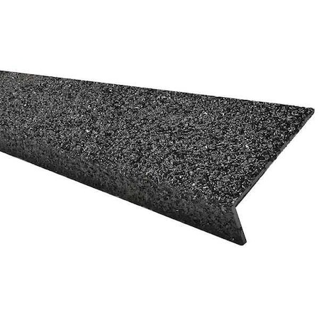 FRP Stair Nosing, Black, 24in W, Fiberglass, 9N12003X002419H MPN:9N12003X002419H