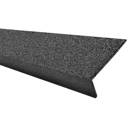 FRP Stair Nosing, Black, 36in W, Fiberglass, 9N12003X003619M MPN:9N12003X003619M