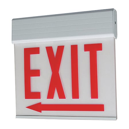 Sur Exit Trim, Red/Wt, 1 Face, 2 Arrows MPN:ECHX1STDA