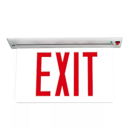 Edge-Lit, Recessed, Universal, Red, Ac, MPN:EUR60R