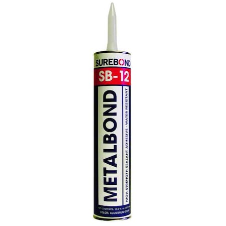Hybrid Sealant, 10 oz, Cartridge, Gray, Hybrid Base, SB-12 MPN:SB-12