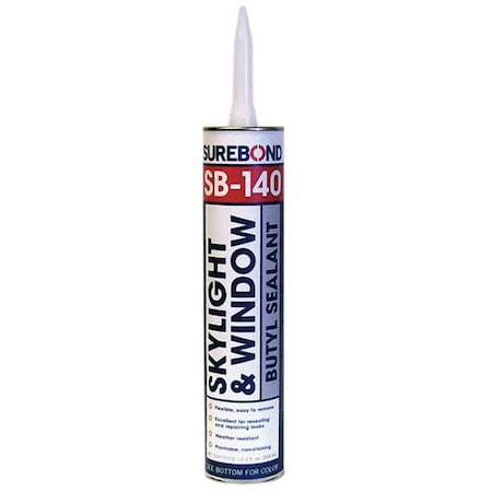 Hybrid Sealant, 10 oz, Cartridge, White, Hybrid Base, SB-140 MPN:SB-140 T