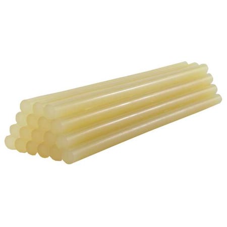 Hot Melt Adhesive, Tan, 7/16 in Dia, 15 in L, 5 sec Begins to Harden, 300 PK MPN:601R15