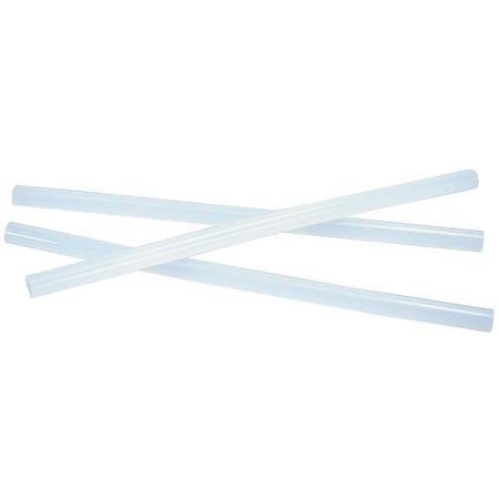 Hot Melt Adhesive, Amber, 7/16 in Dia, 10 in L, 1 min Begins to Harden, 450 PK MPN:825R10
