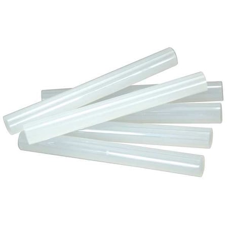 Hot Melt Adhesive, Clear, 7/16 in Dia, 4 in L, 60 sec Begins to Harden, 6 PK MPN:DT-6