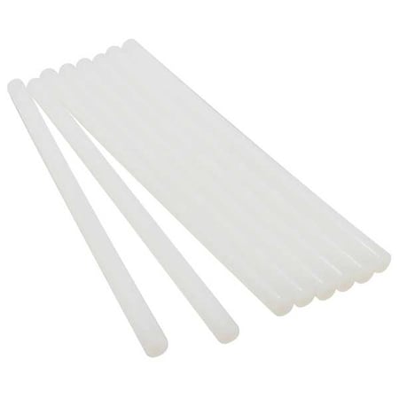 Hot Melt Adhesive, Clear, 5/8 in Dia, 10 in L, 60 sec Begins to Harden, 53 PK MPN:Q725-5P