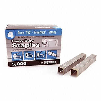 Staples #4 Arrow Heavy Duty 9/16 PK5000 MPN:44404