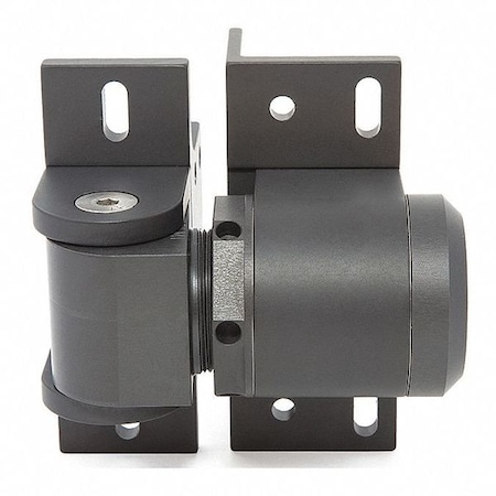Gate Hinge, Aluminum, Screw-On Mounting, 1 3/4 in Leaf W x 4 3/8 in Leaf H, Anodized MPN:74001313
