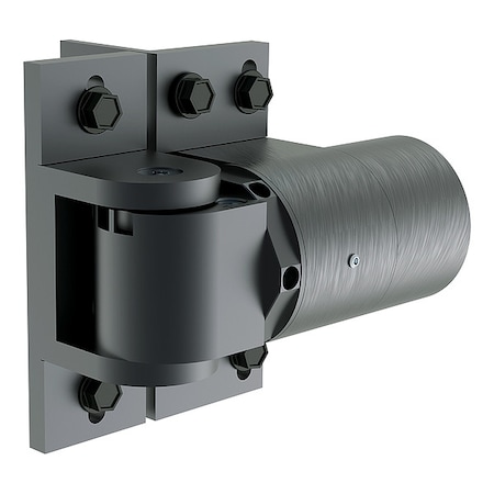 Gate Hinge, Aluminum, Screw-On Mounting, 1 3/4 in Leaf W x 4 3/8 in Leaf H, Unfinished MPN:74108325