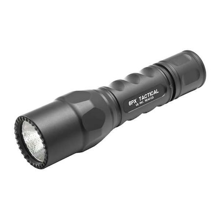 Black LED Handheld Flashlight, Lithium-Ion 123A, 600lm MPN:6PX-C-BK