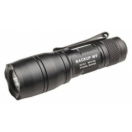 Black Tactical Handheld Flashlight, CR123A, 400/5lm MPN:E1B-MV