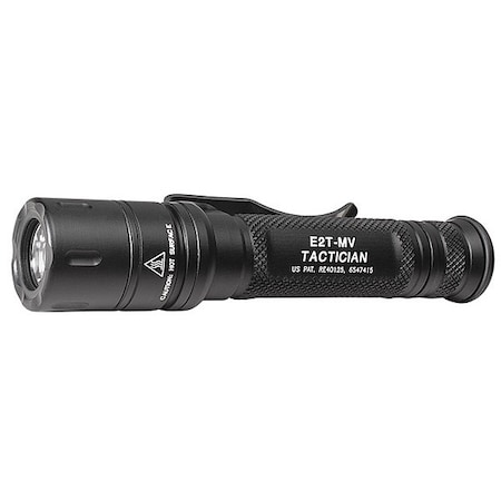 Black Tactical Handheld Flashlight, CR123A, 800/5lm MPN:E2T-MV