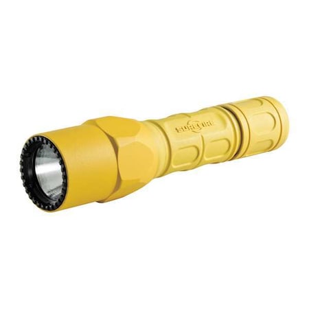 Flashlight, Led Yellow Industrial Handheld Flashlight, 320 lm MPN:G2X-D-YL