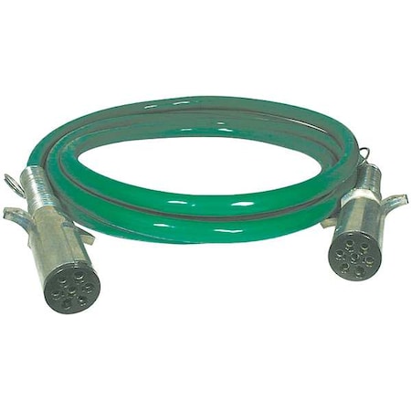 ABS Power Cord, 10A, 15 ft., Green MPN:SFA15SE