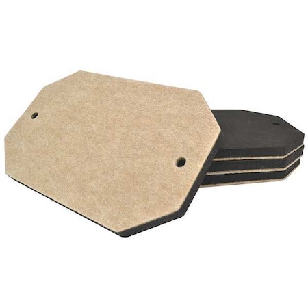 Surface Sled, 10 in.L, White, PK4 MPN:APH1