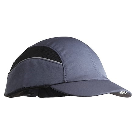 Bump Cap, Short Brim Baseball, Inner ABS Polymer, Outer Nylon, Hook-and-Loop Suspension, Navy MPN:SCARAP4NVY
