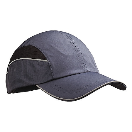 Bump Cap, Long Brim Baseball, Inner ABS Polymer, Outer Nylon, Hook-and-Loop Suspension, Navy MPN:SCARAP5NVY