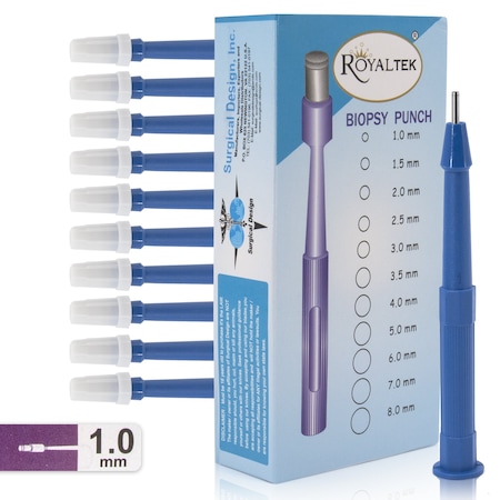 Disposable Biopsy Punch, Size 1.0mm, PK10 MPN:SDZR-0048